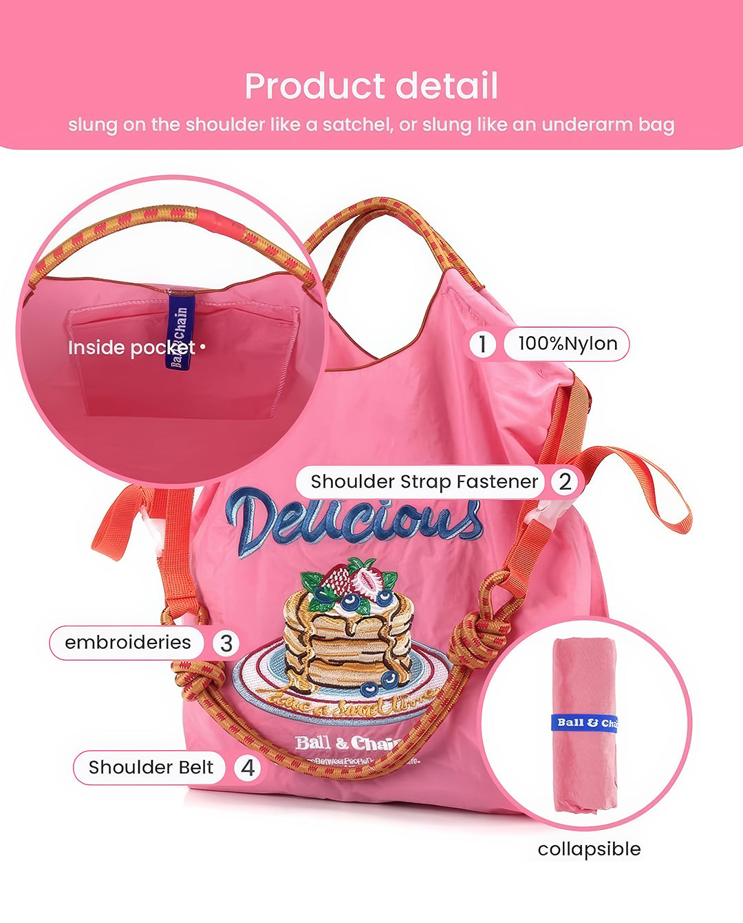 Bail&chain waterproof bag _ large