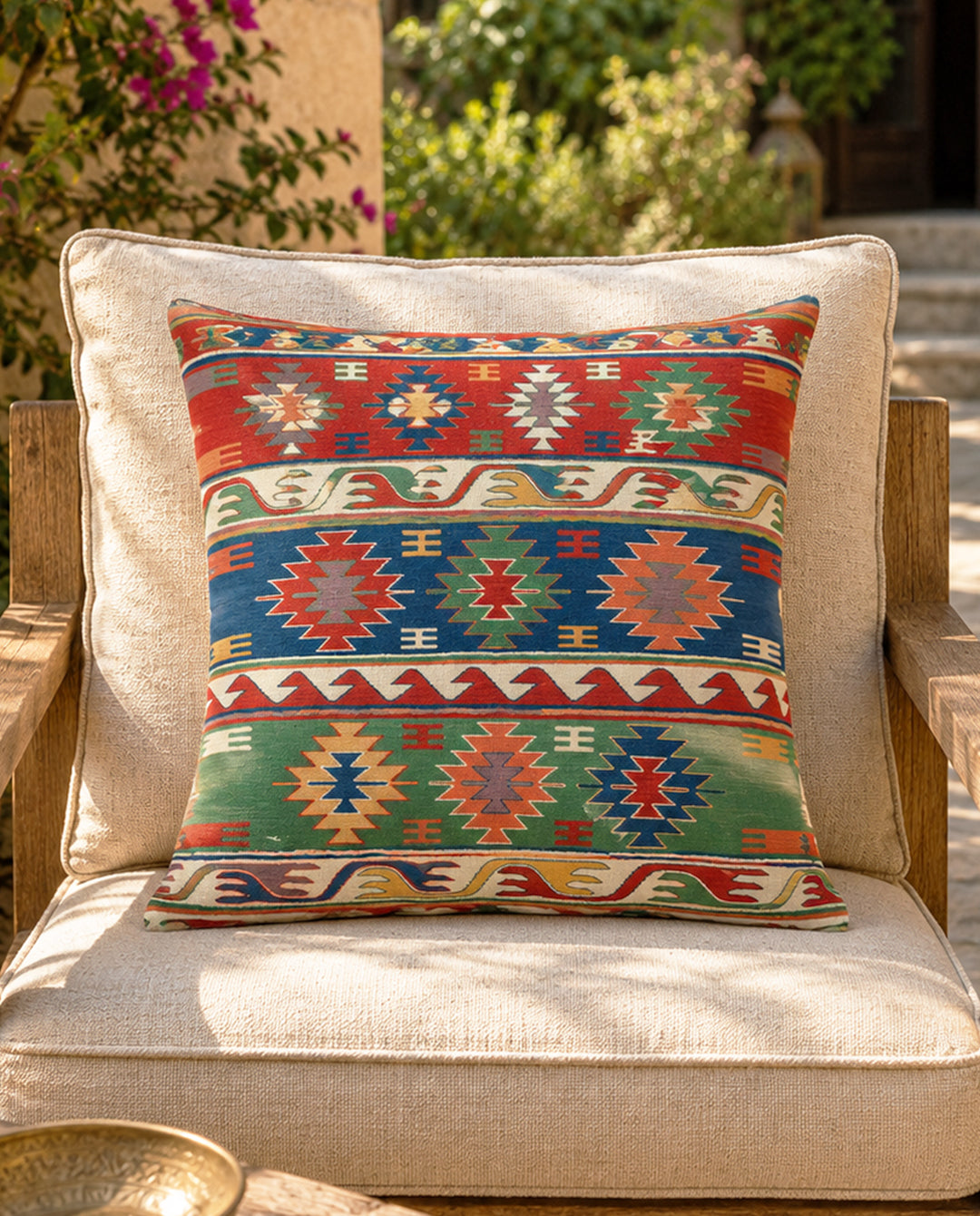 Turkish Kilim - bundle ( set of cushions + tapestry )