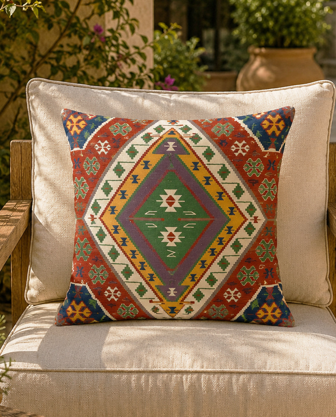 Turkish Kilim - bundle ( set of cushions + tapestry )