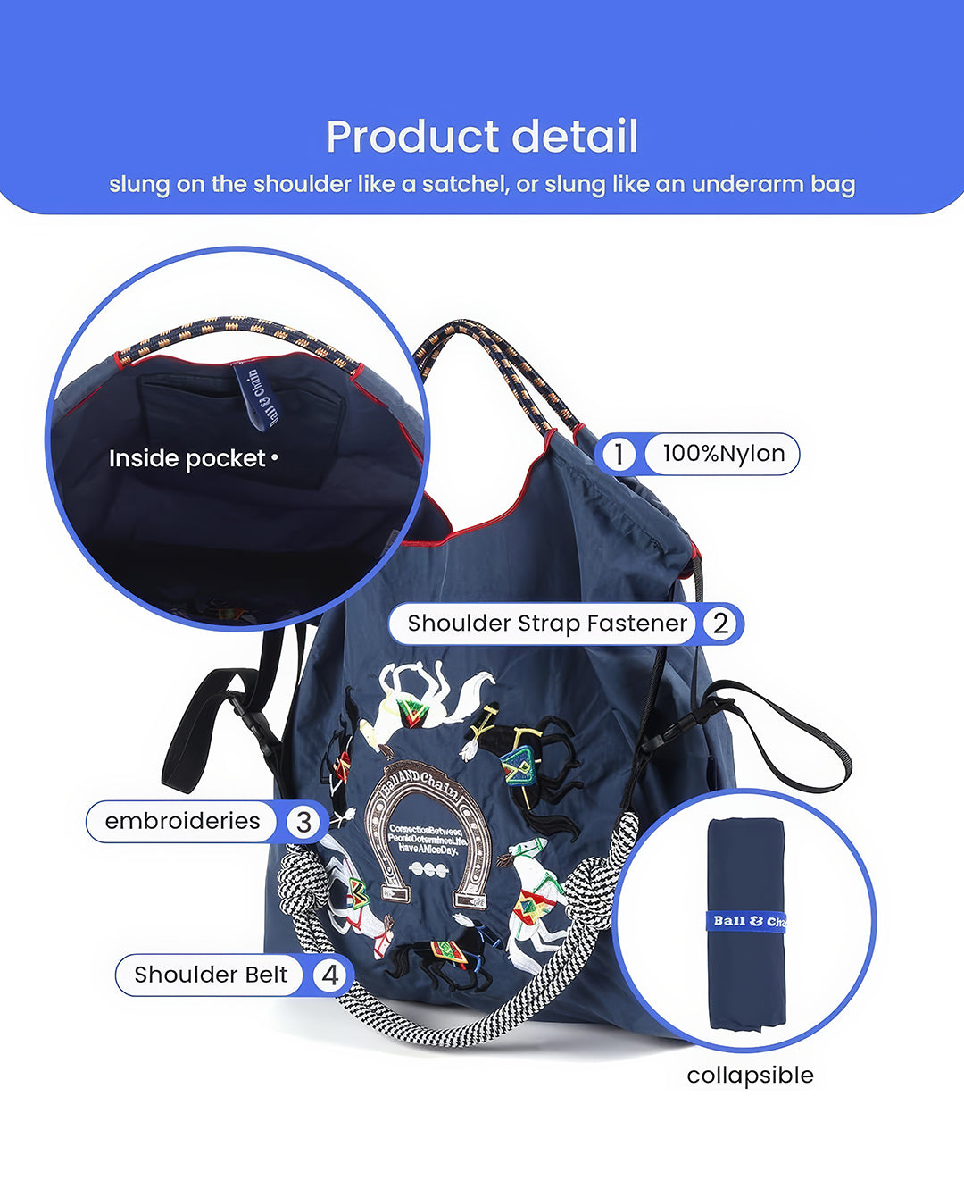 Bail&chain waterproof bag _ medium size