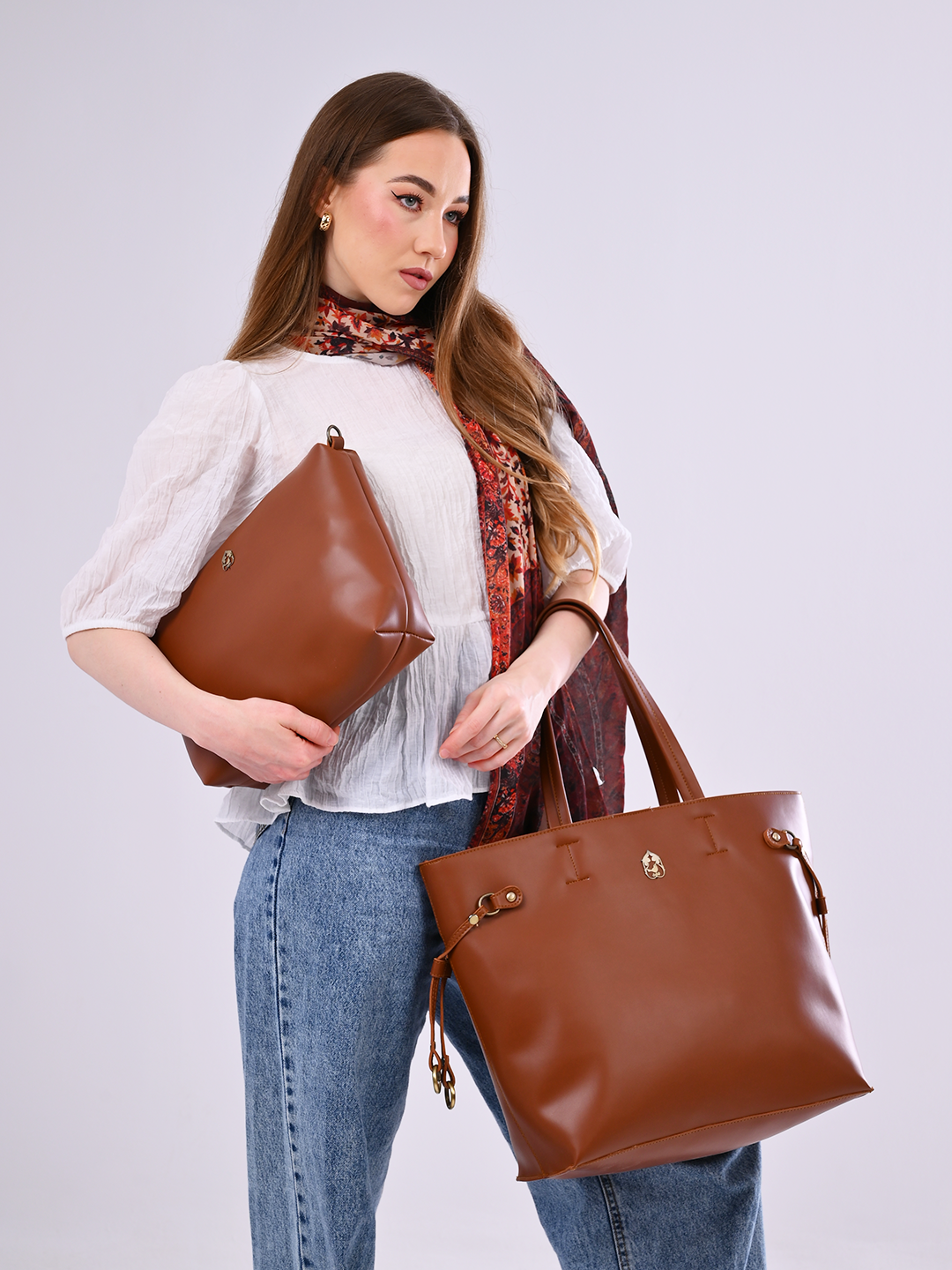 Zâda handbag (2 Bags) - Camel