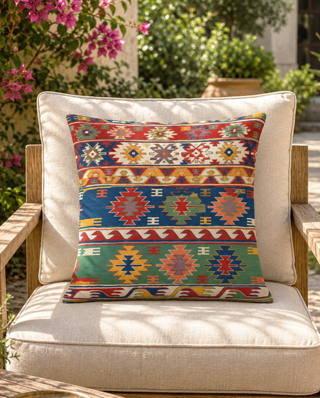 Turkish Kilim - bundle ( set of cushions + tapestry )