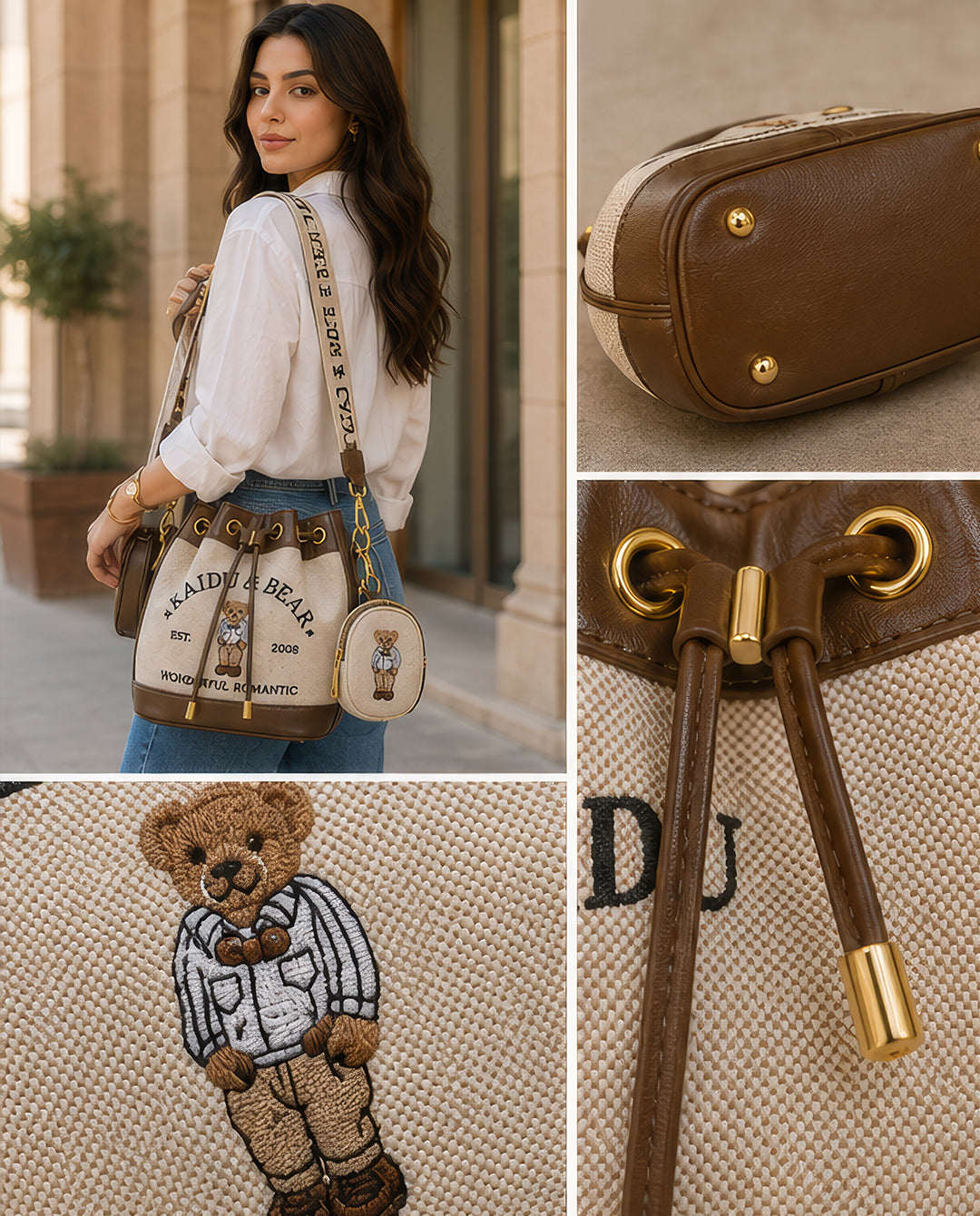 KAIDI & BEAR - bucket bag