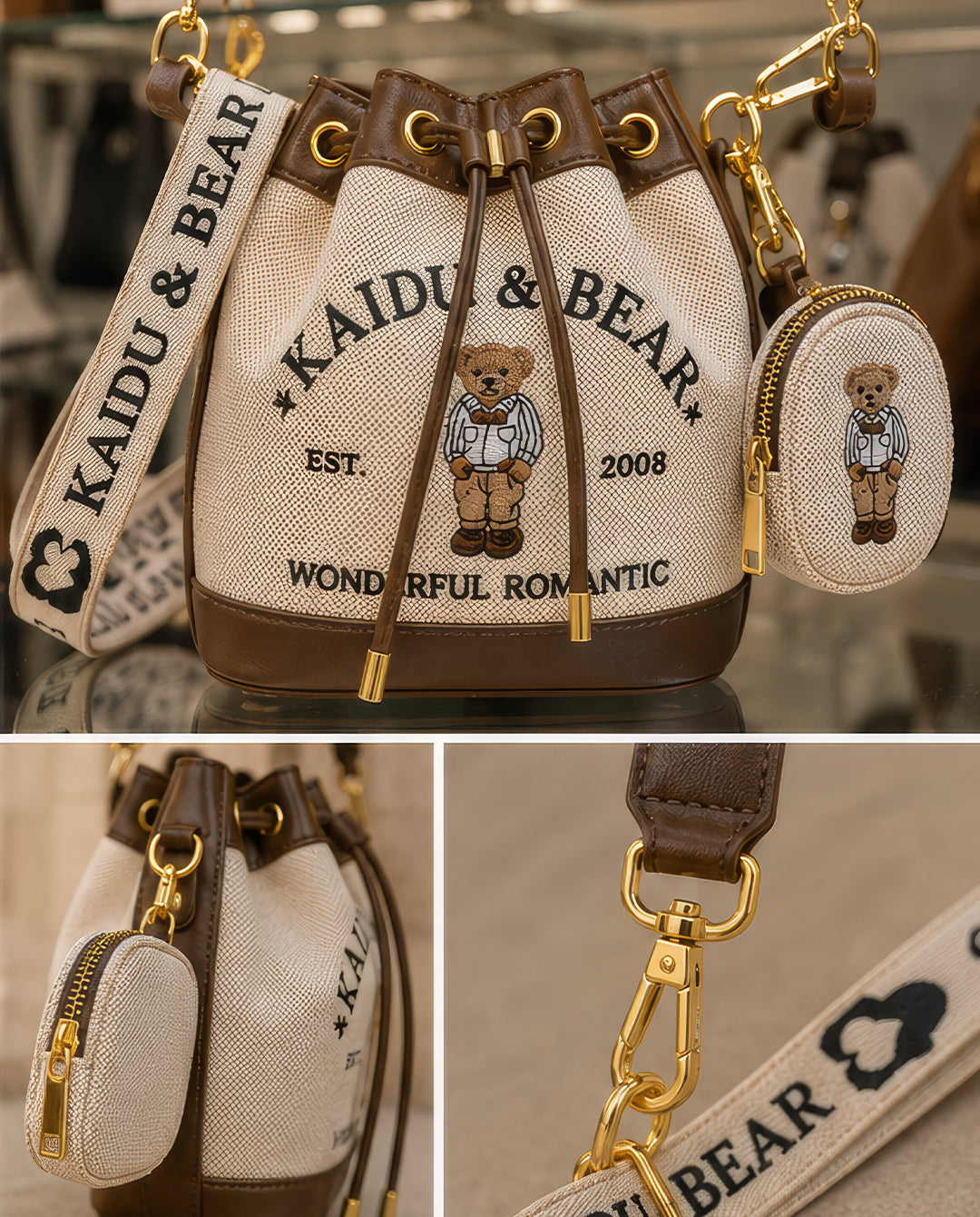 KAIDI & BEAR - bucket bag