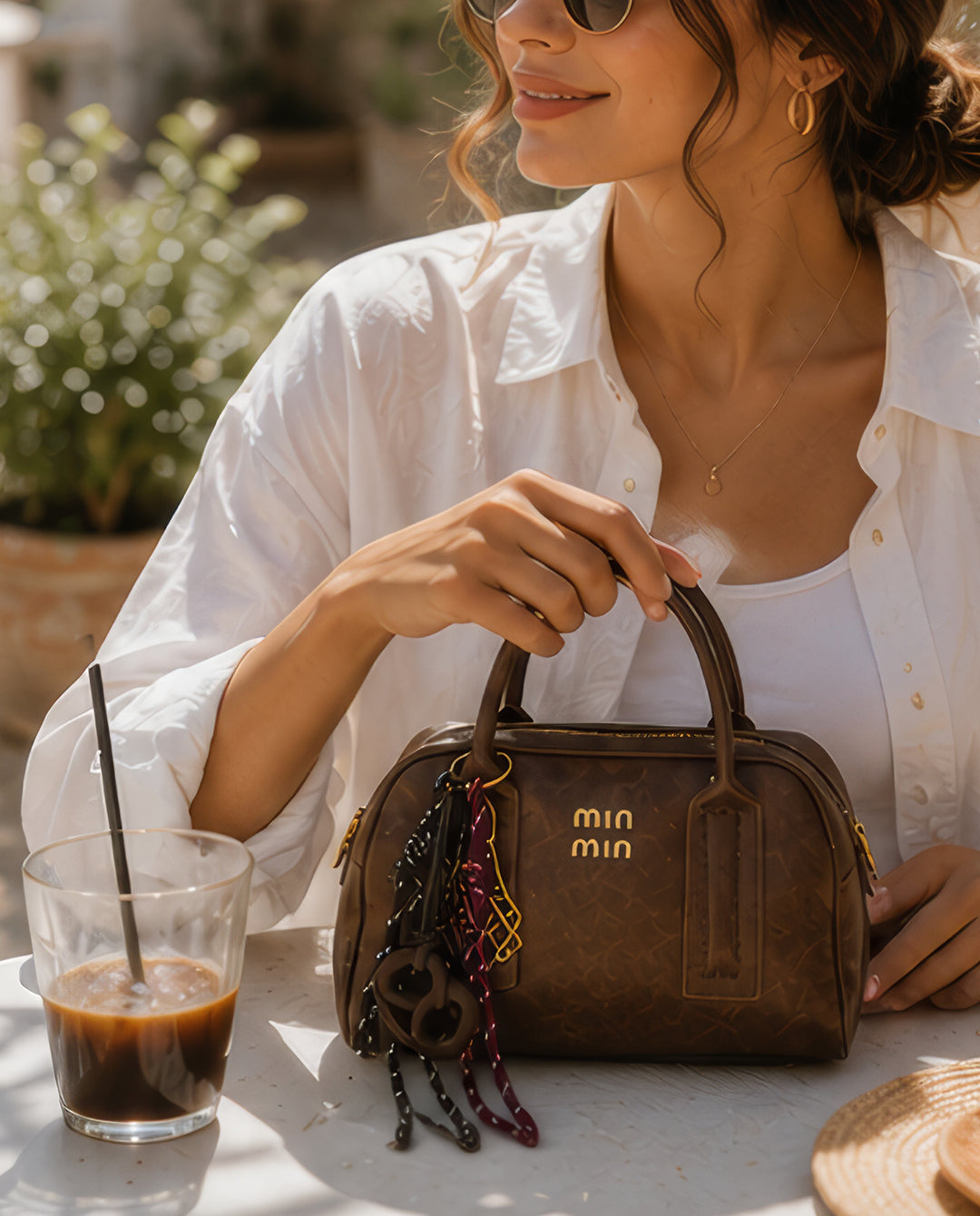 MIU MIU leather bag - light brown