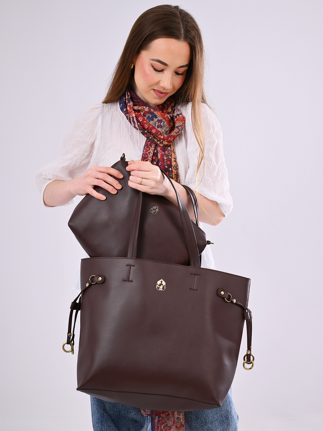 Zâda handbag (2 Bags) - Brown