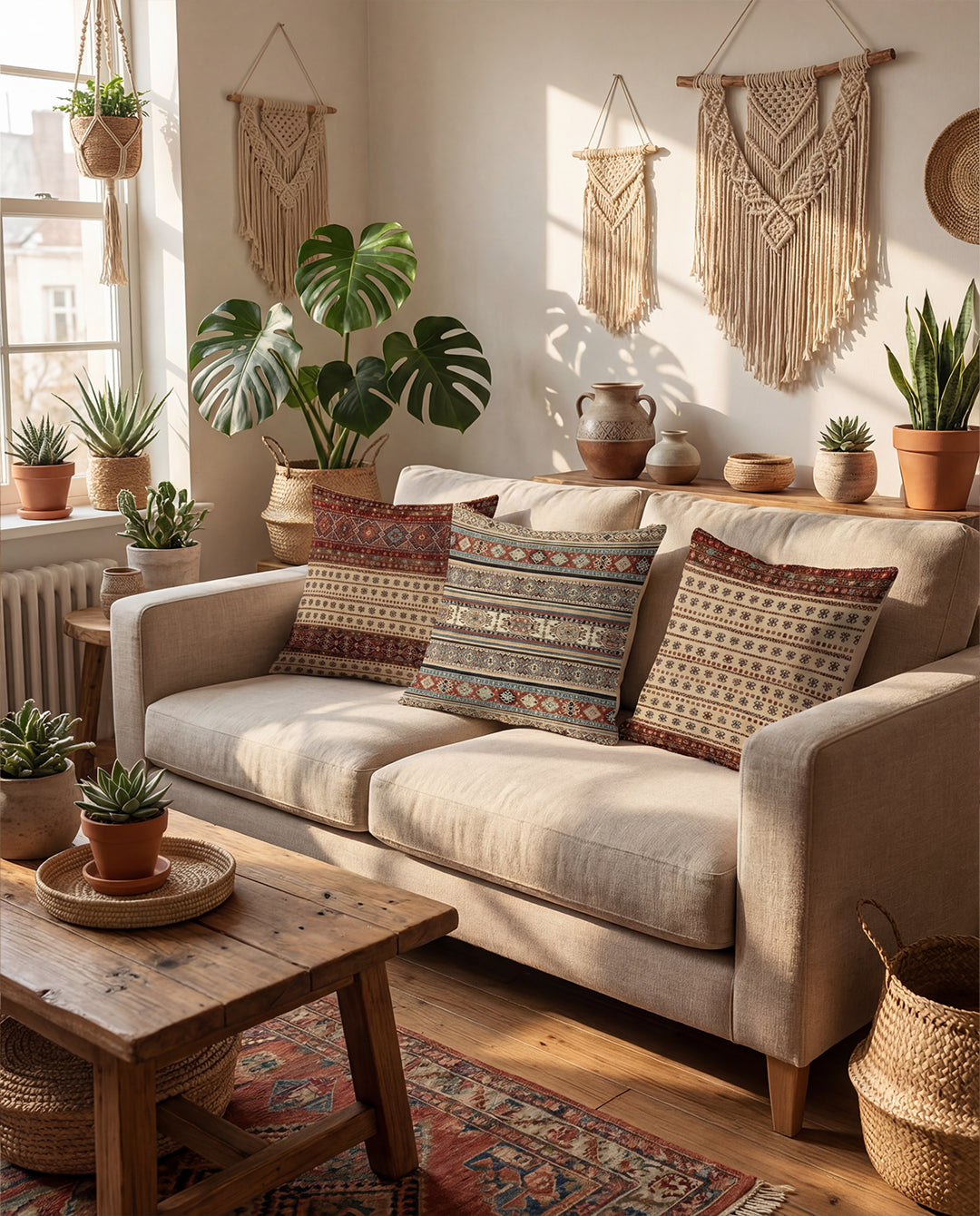 Iranian Janara Cushion Set – 3 Pieces