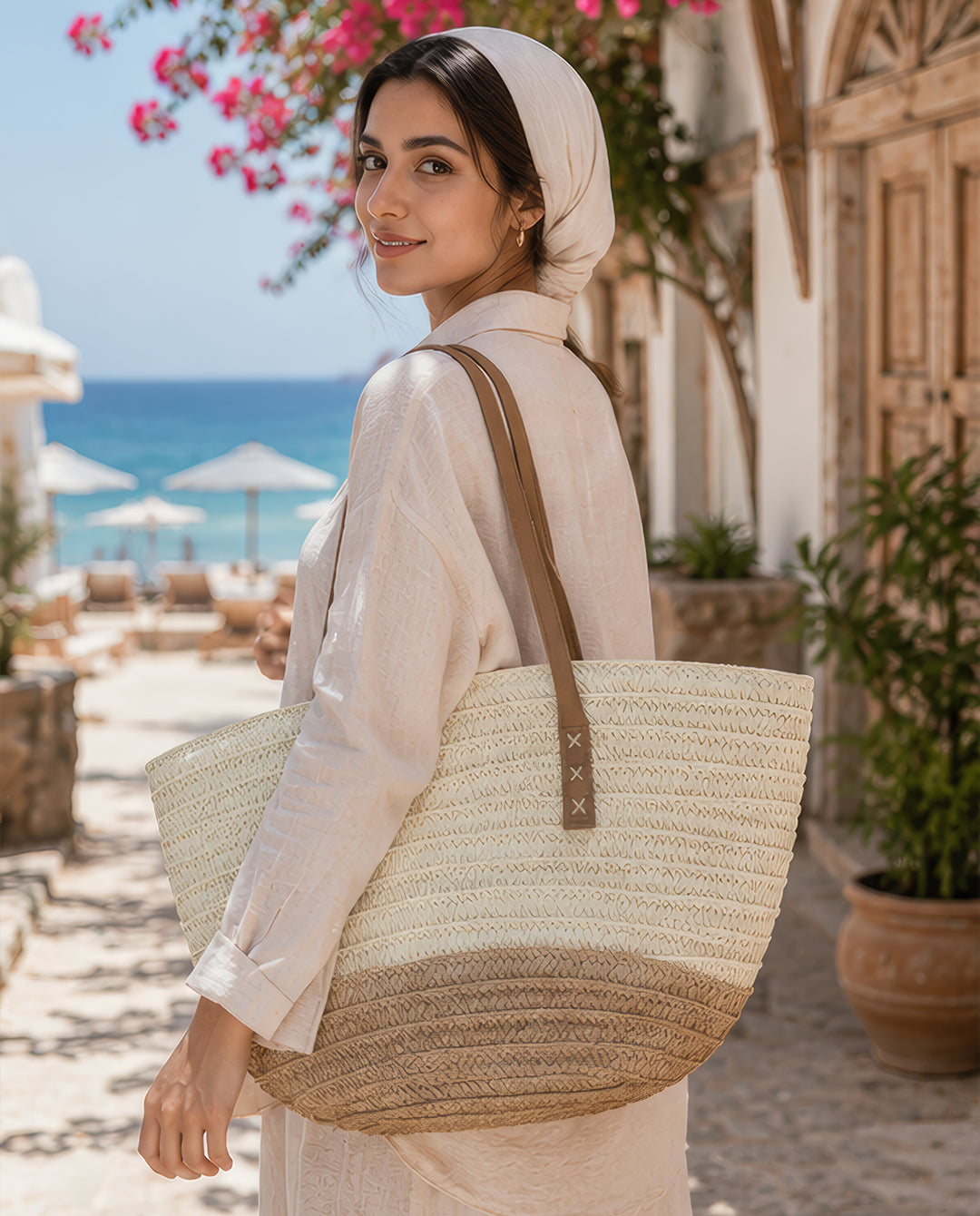 Cyrus - Woven Beach Tote Bag