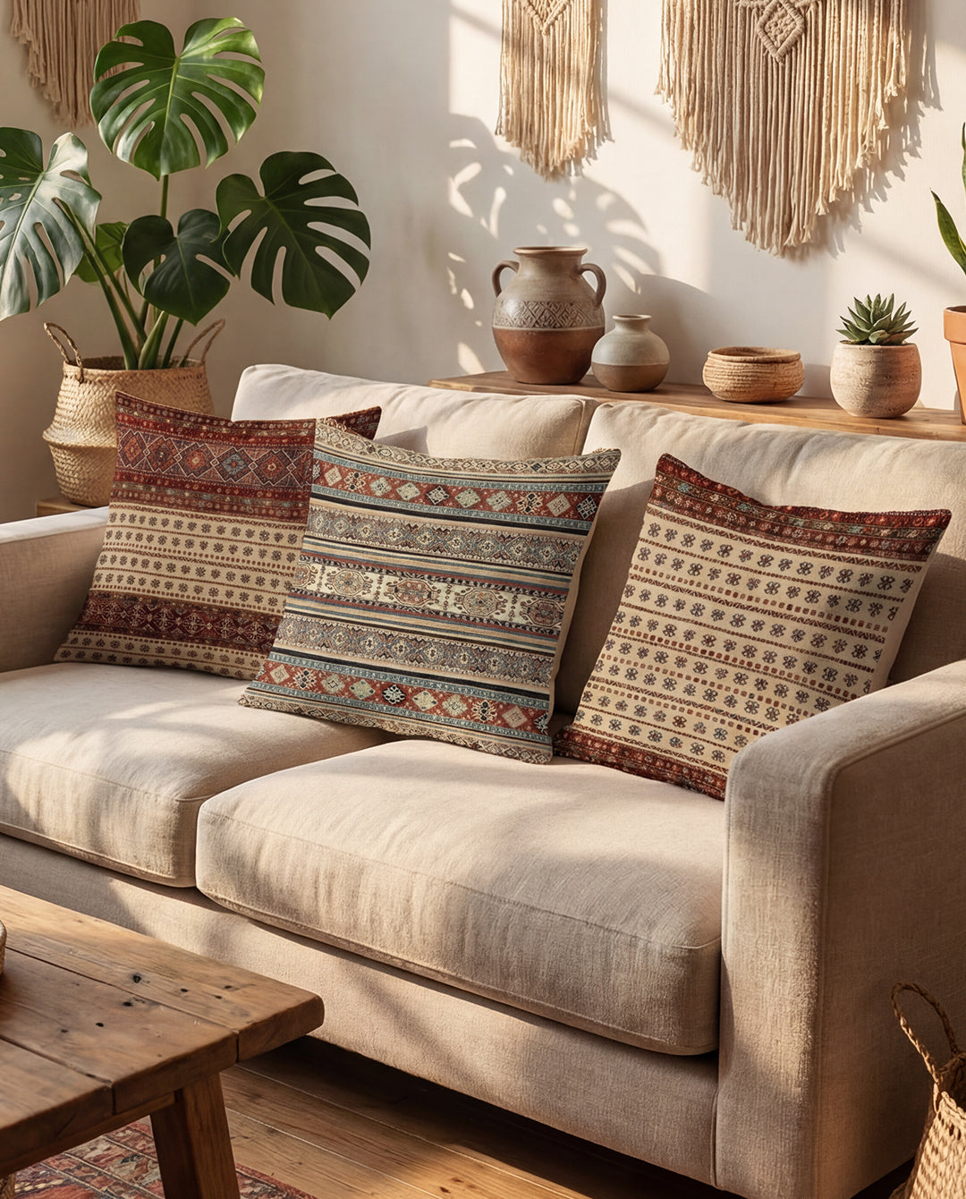 Iranian Janara Cushion Set – 3 Pieces