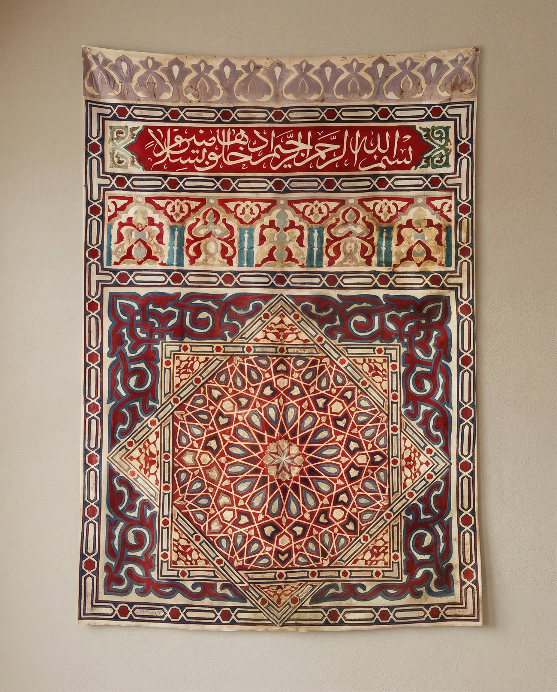 qahirat al muizz Bundle (Tapestry + 4 Cushions + Runner)