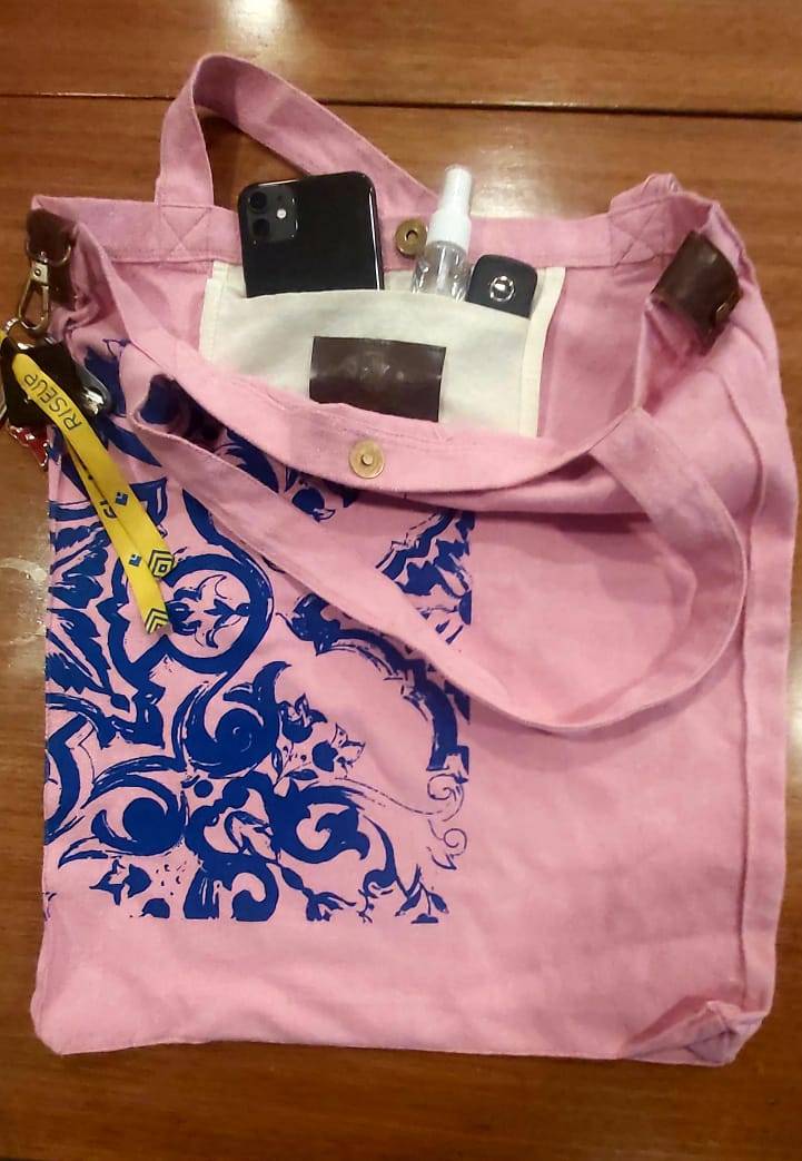 Tote bag _ Morocco pattern _ PINK