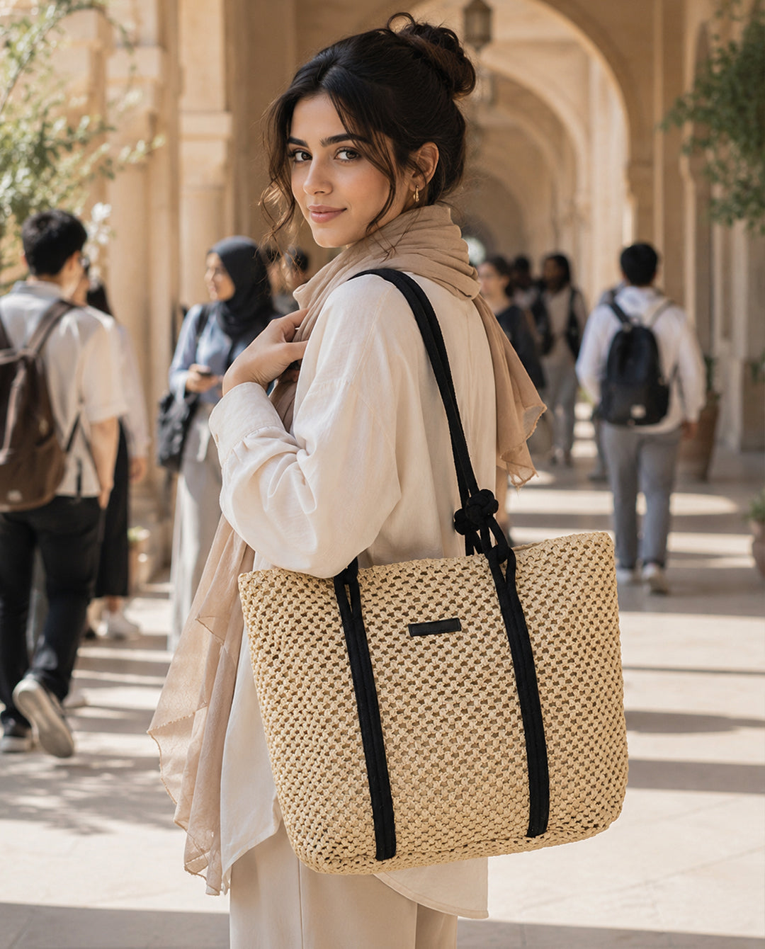 Aria - Woven Tote Bag