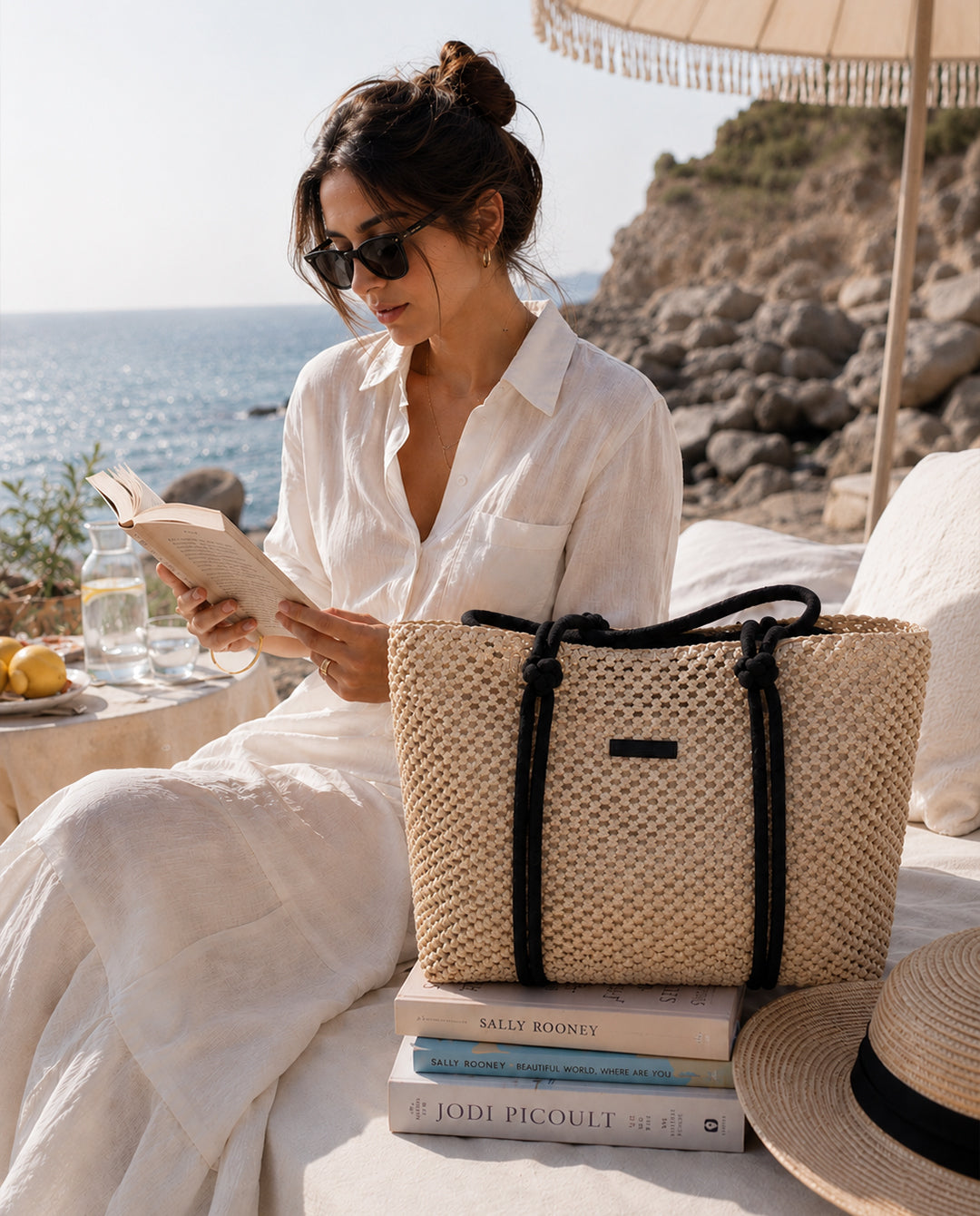 Aria - Woven Tote Bag