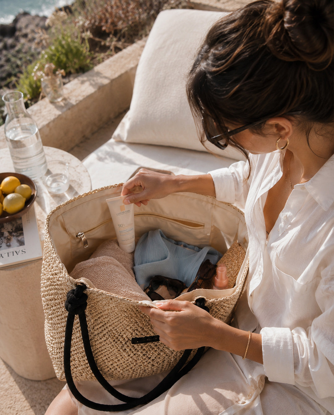 Aria - Woven Tote Bag