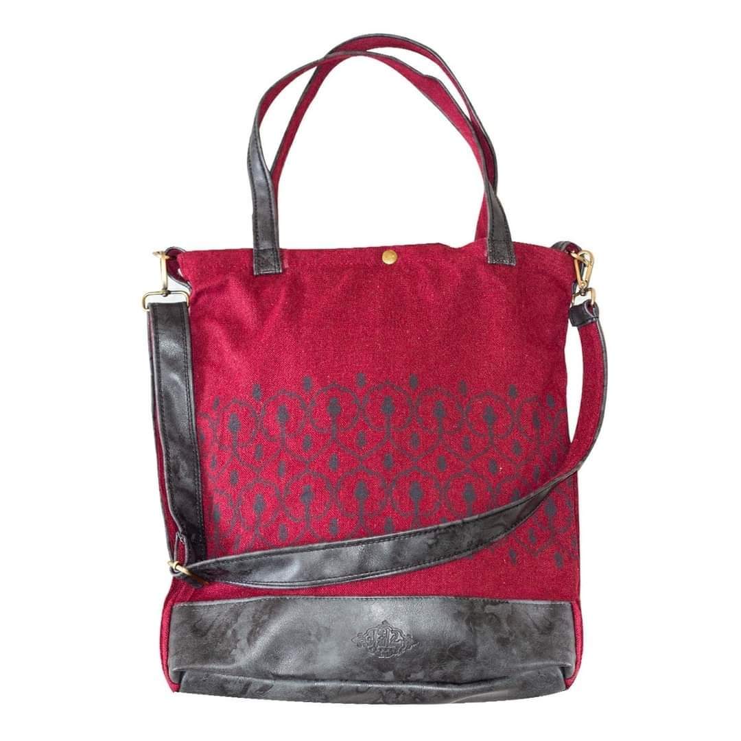 Tote / Cross-bag Dark Red _motif