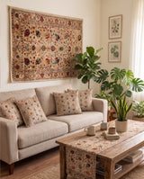 tapestry (140x100 ) + 4 Cushions covers  + Runner