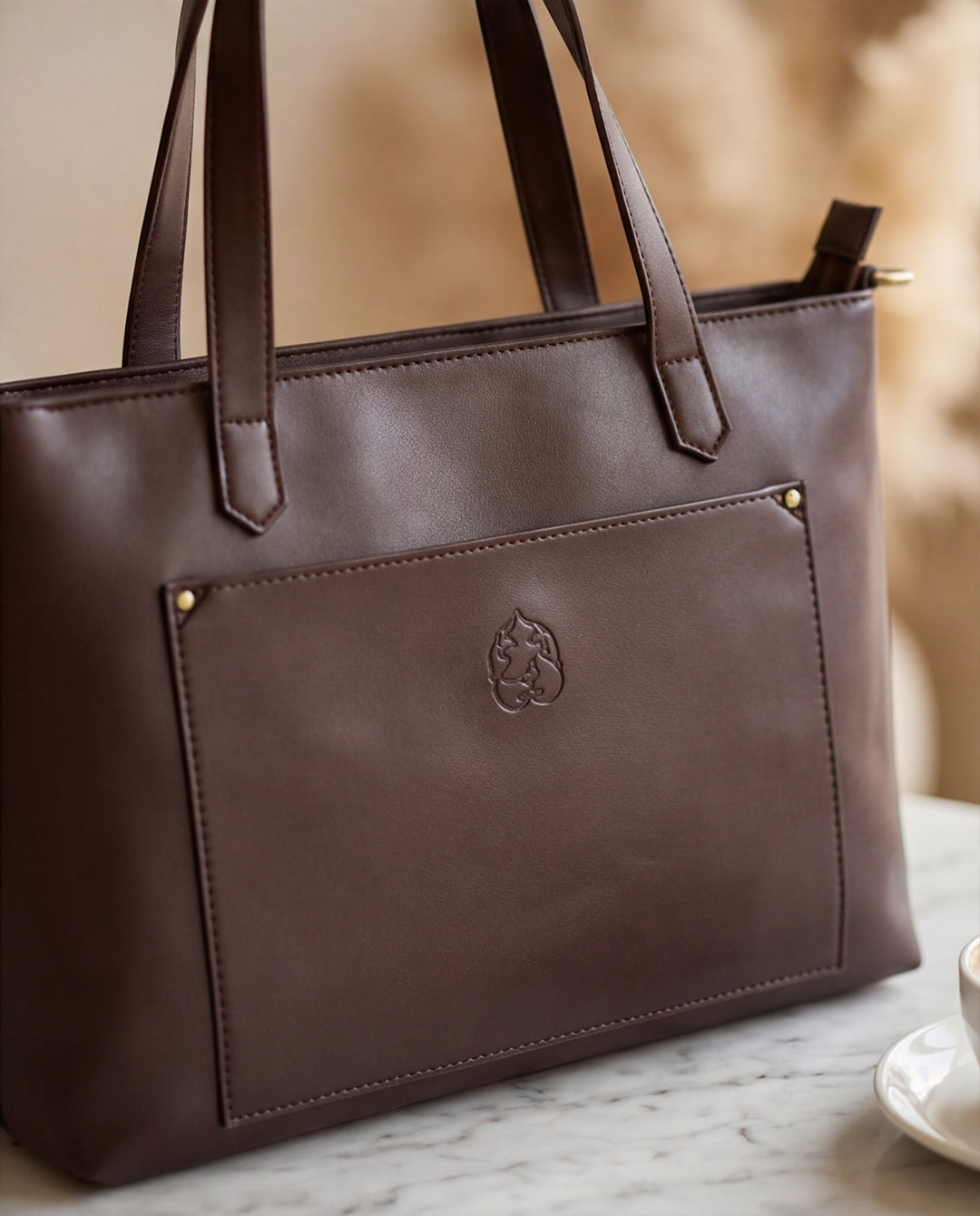 Pouya leather bag - brown