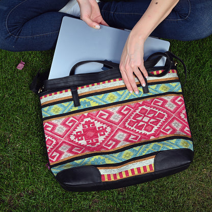 Bedouin art _Shoulder/Cross Bag _ Black