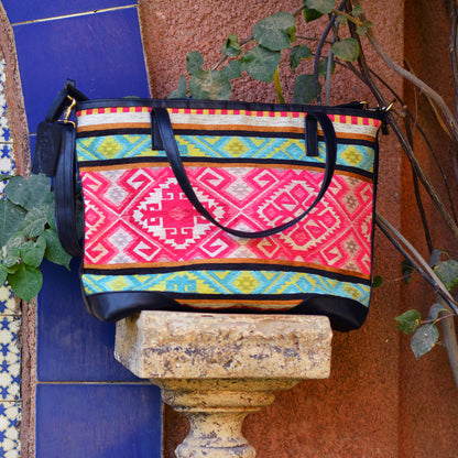 Bedouin art _Shoulder/Cross Bag _ Black