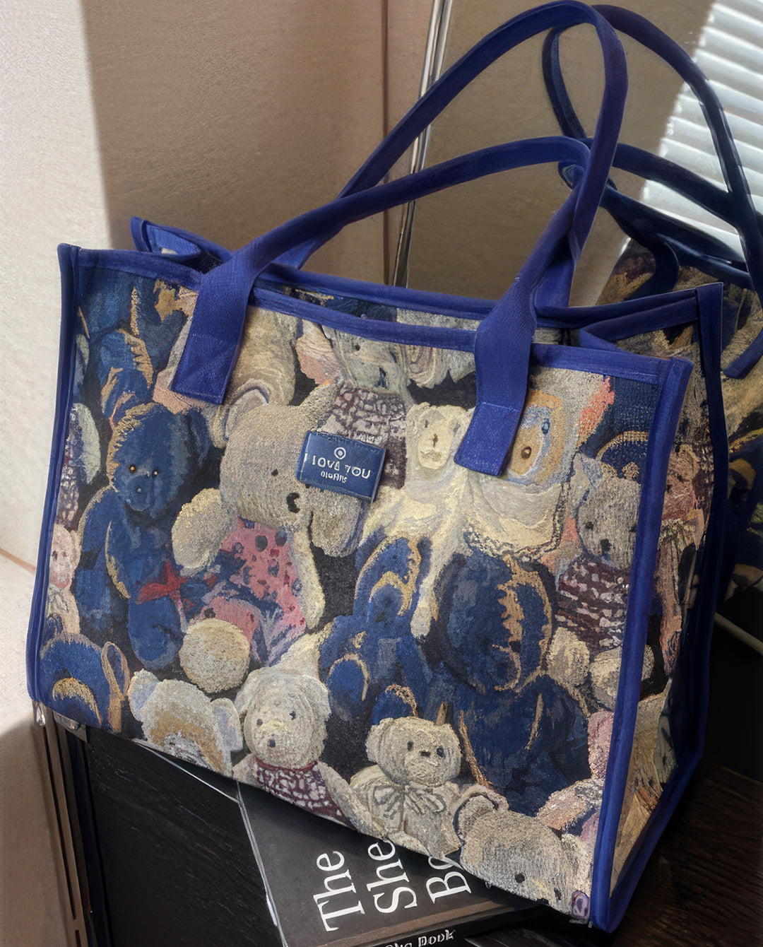 bear Vintage Tote Bag