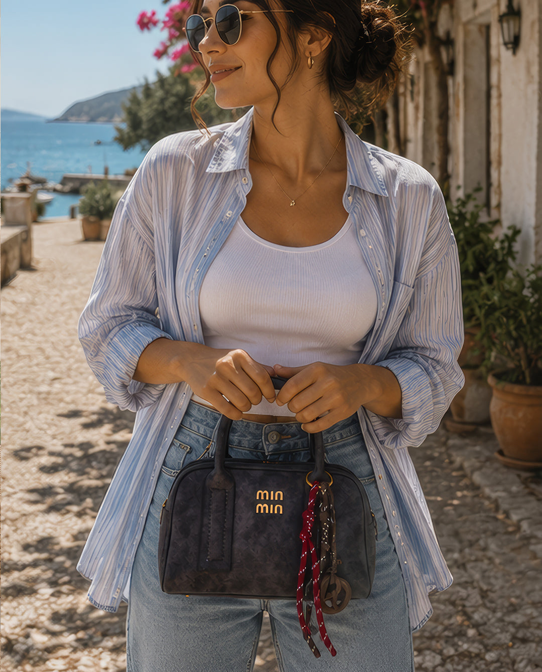 MIU MIU leather bag - black