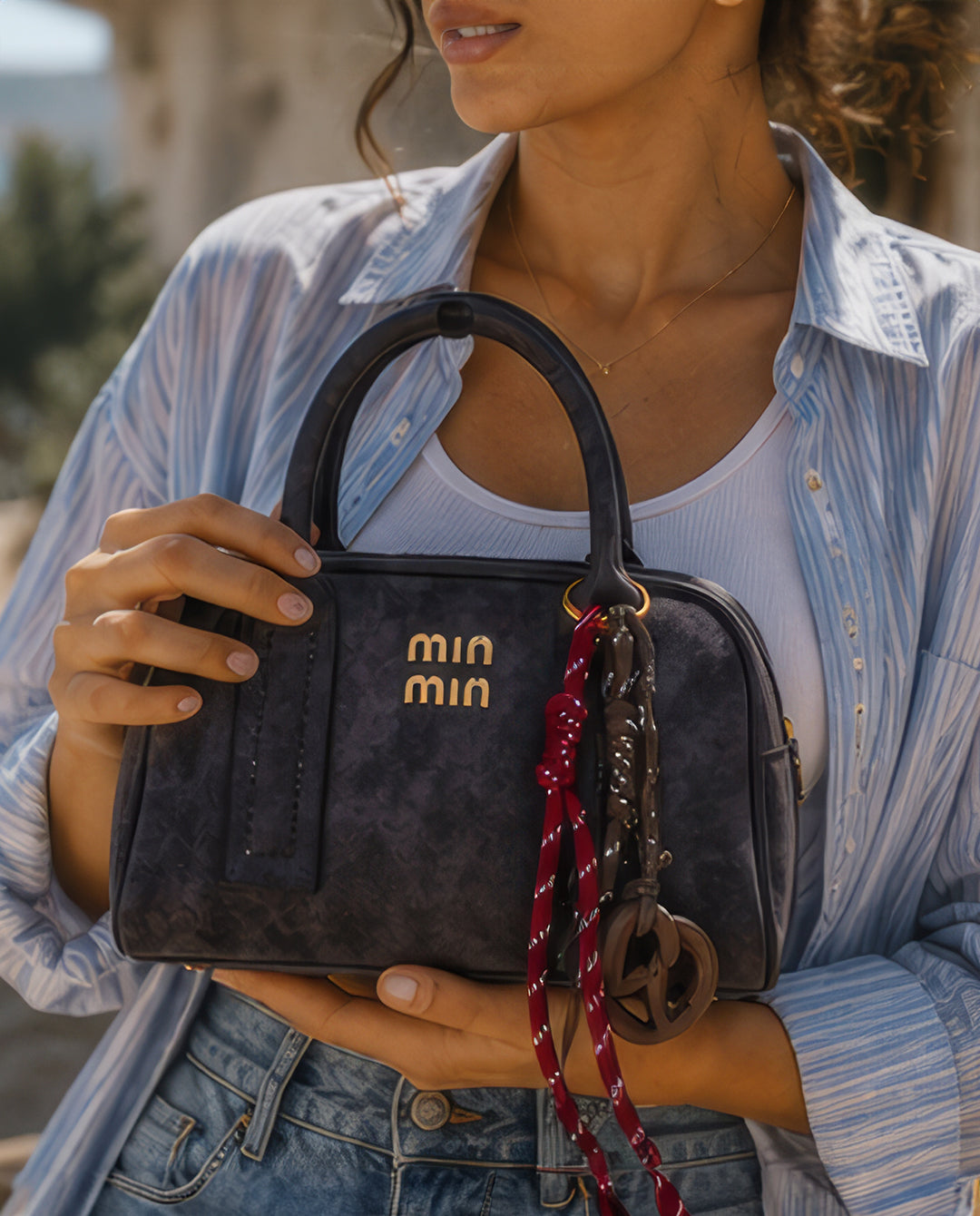 MIU MIU leather bag - black