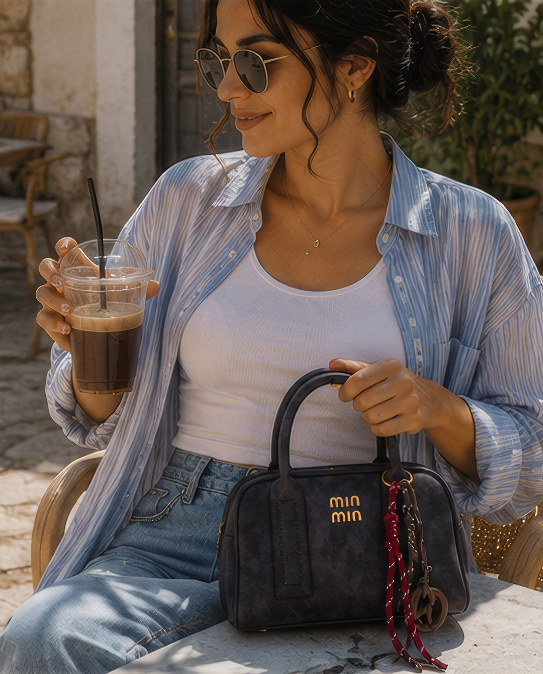 MIU MIU leather bag - black