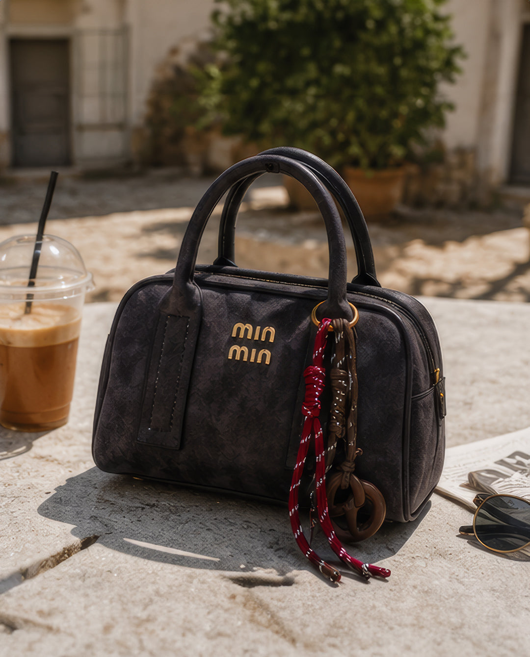 MIU MIU leather bag - black