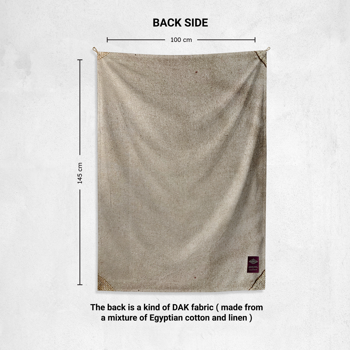 Tapestry size chart