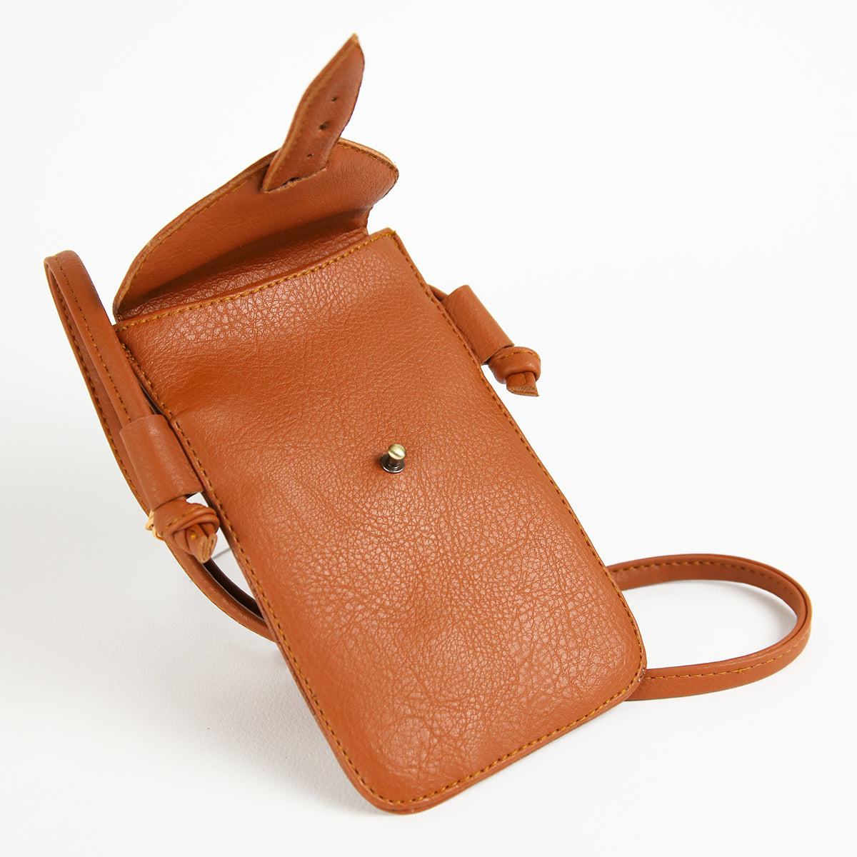 Mobile leather Case_Camel