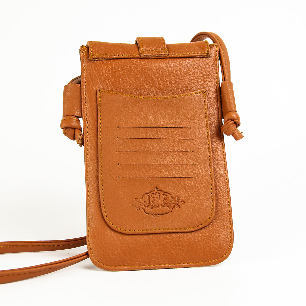 Mobile leather Case_Camel