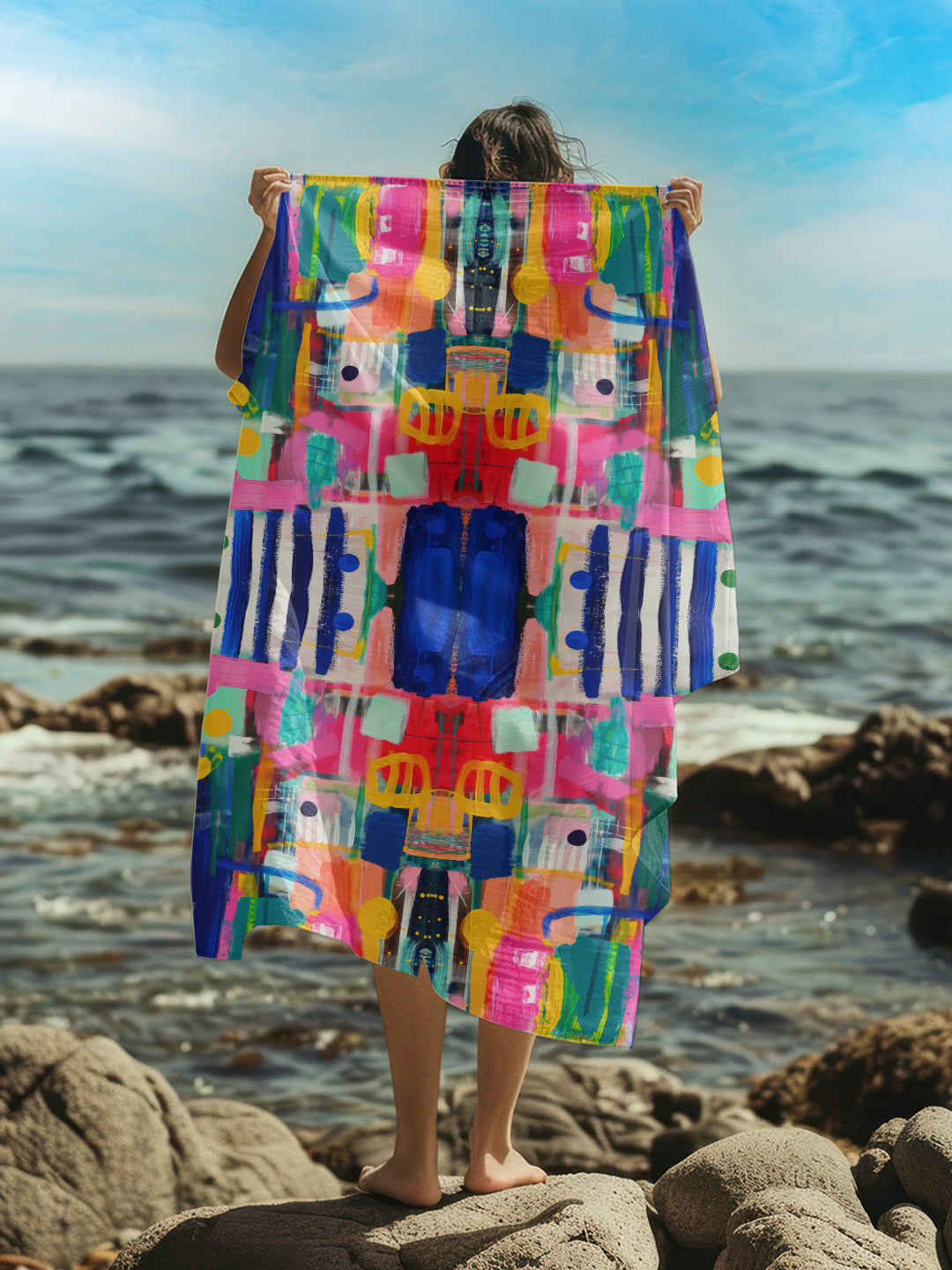 Vivaan - Beach Mat (printed fabric)