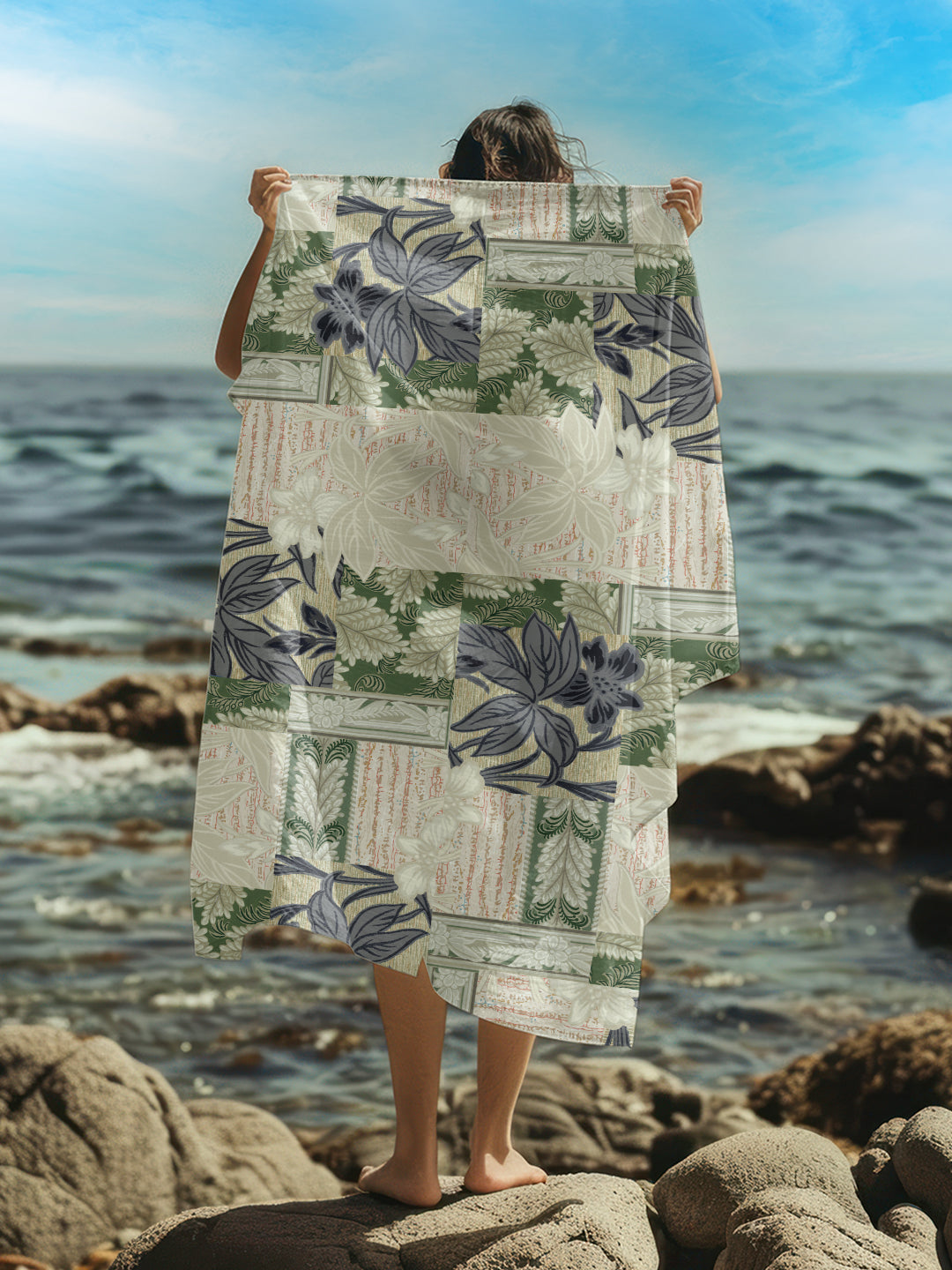 Ved - Beach Mat (printed fabric)