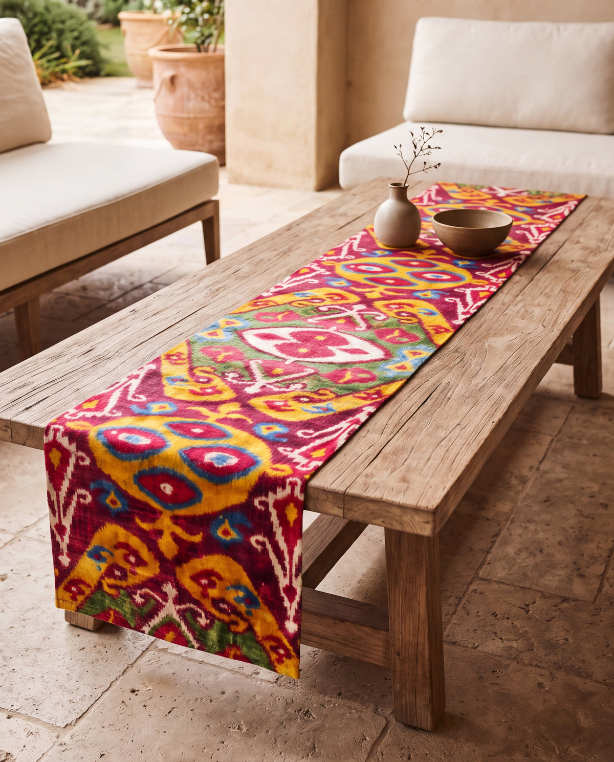 IKAT - Bundle ( Tapestry + Cushion covers + Runner )