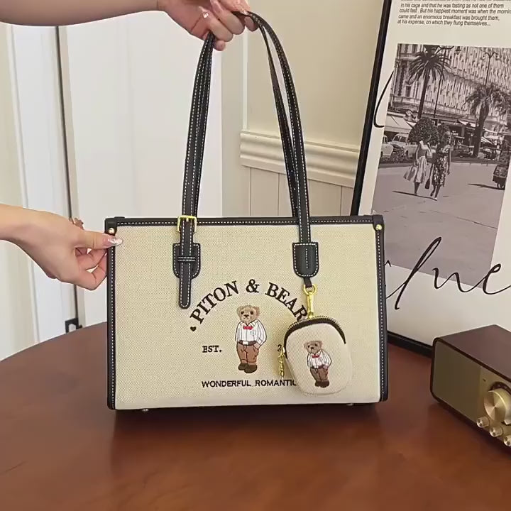 KAIDI & BEAR Canvas Tote Bag