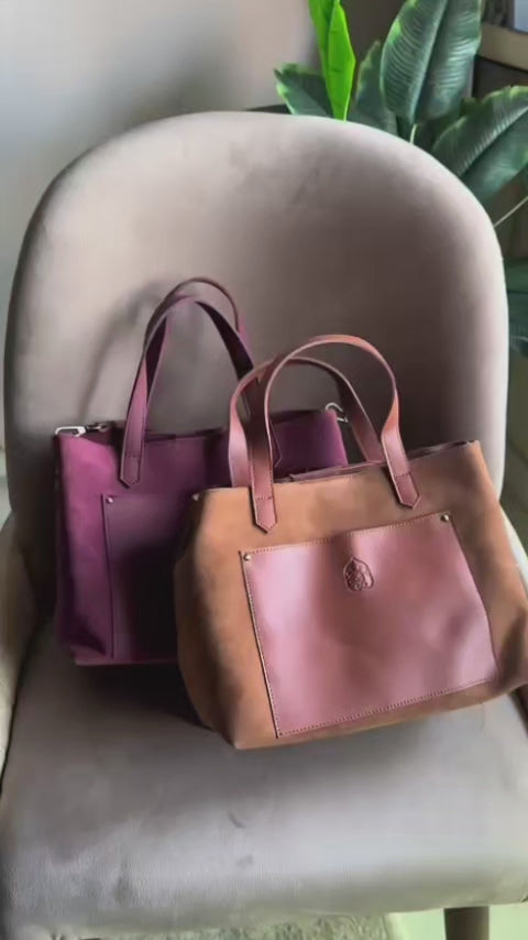 Henz suede bag