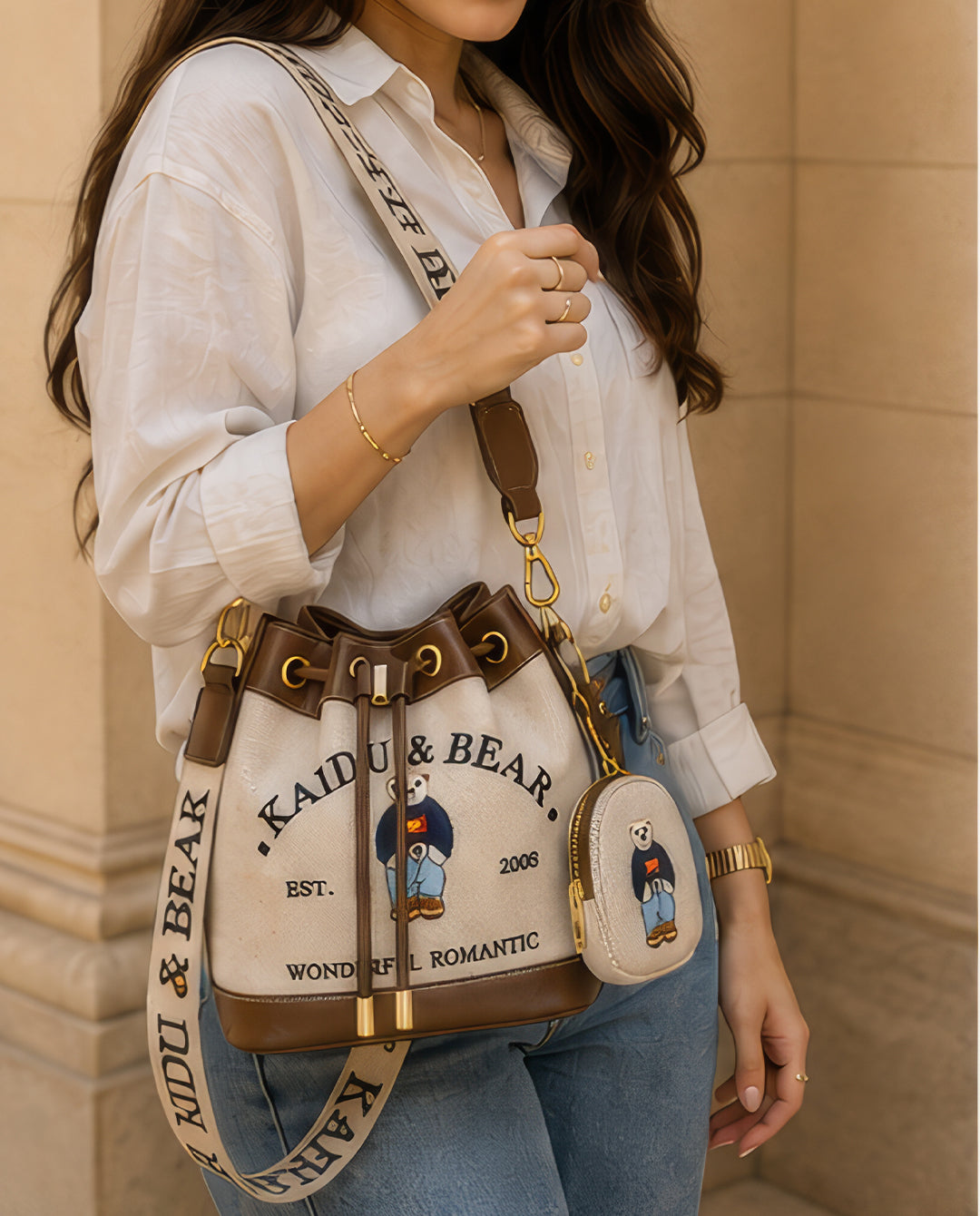 KAIDI & BEAR - bucket bag