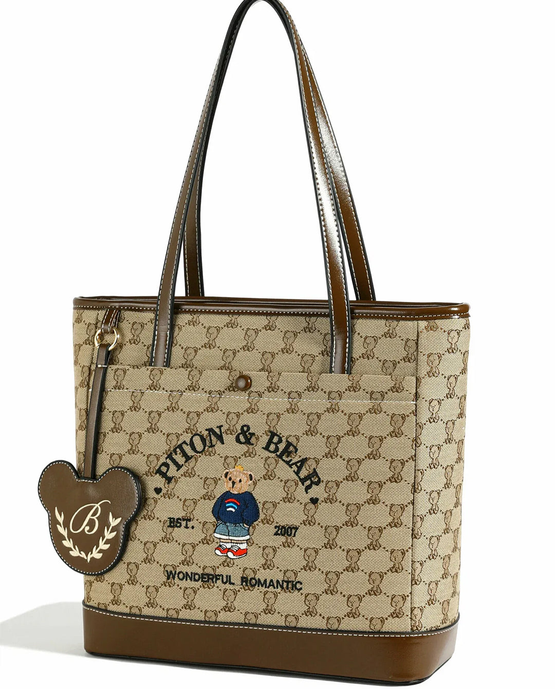 Piton & Bear - Casual Retro Tote Bag