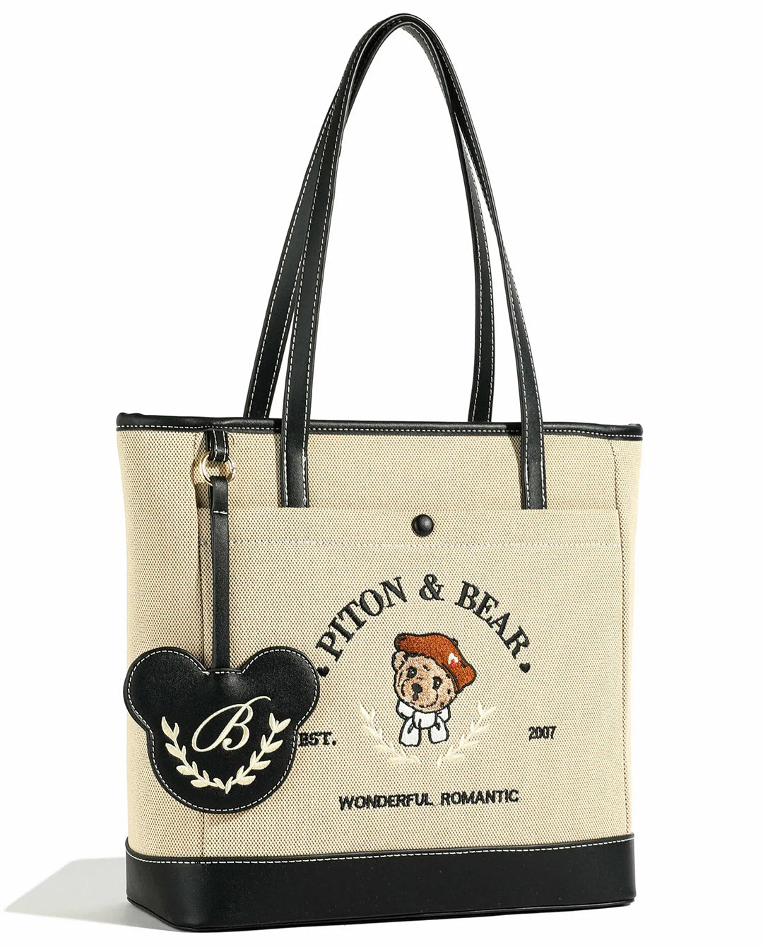 Piton & Bear - Casual Retro Tote Bag
