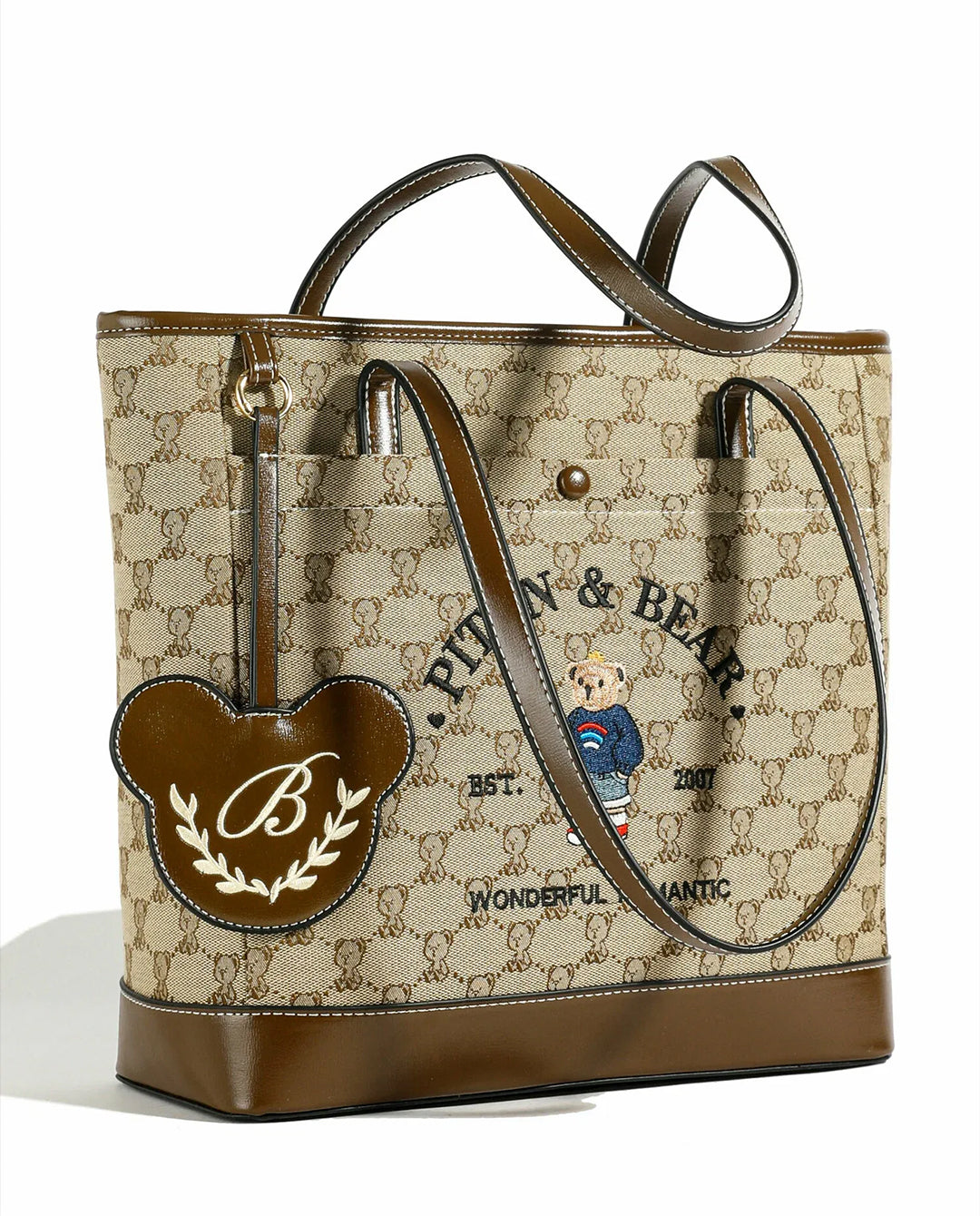 Piton & Bear - Casual Retro Tote Bag