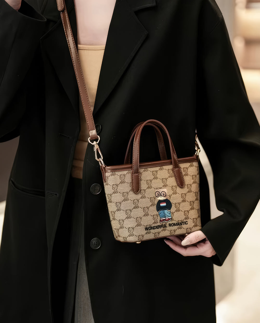 Piton & Bear - Mini Bear Canvas Bag