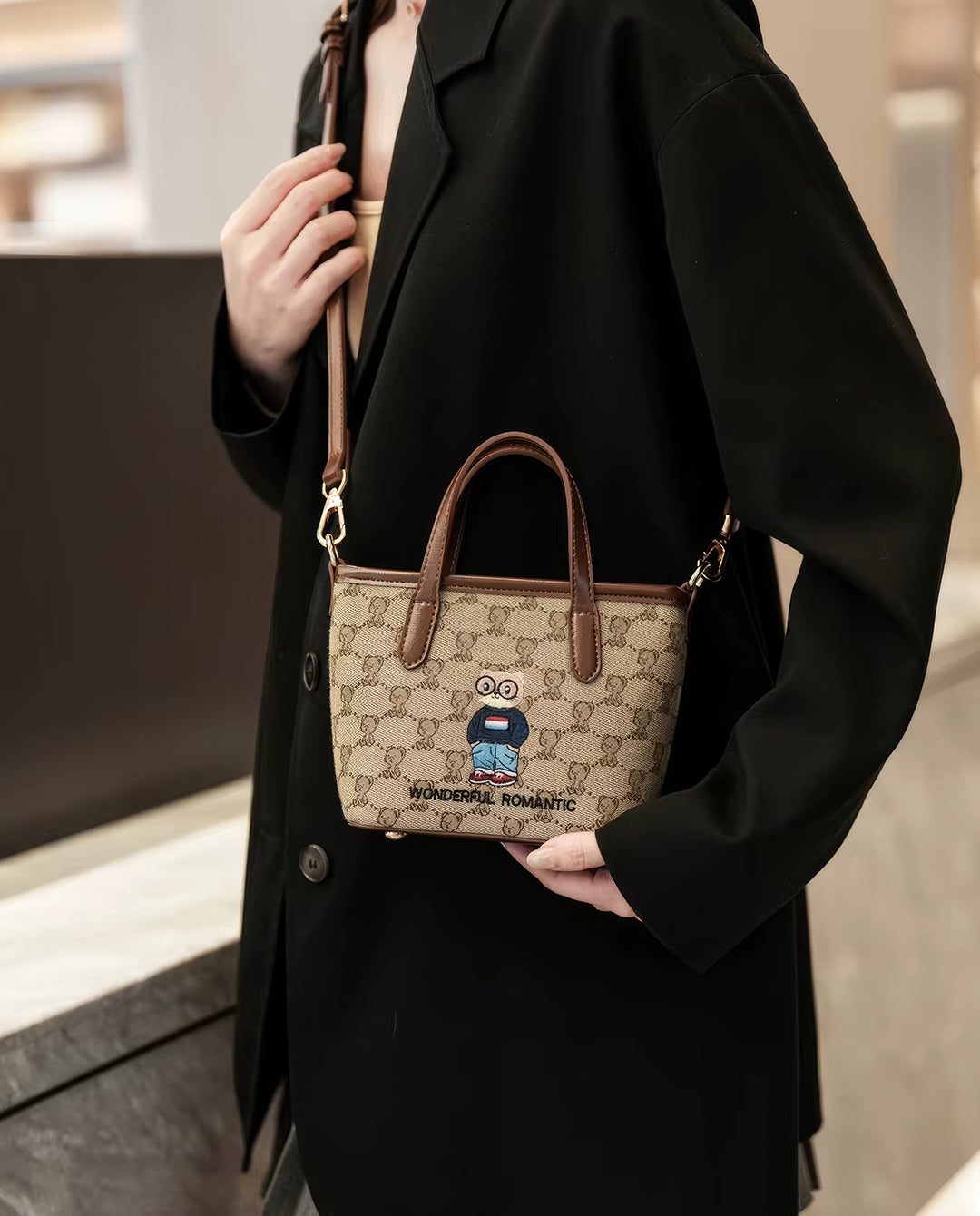 Piton & Bear - Mini Bear Canvas Bag