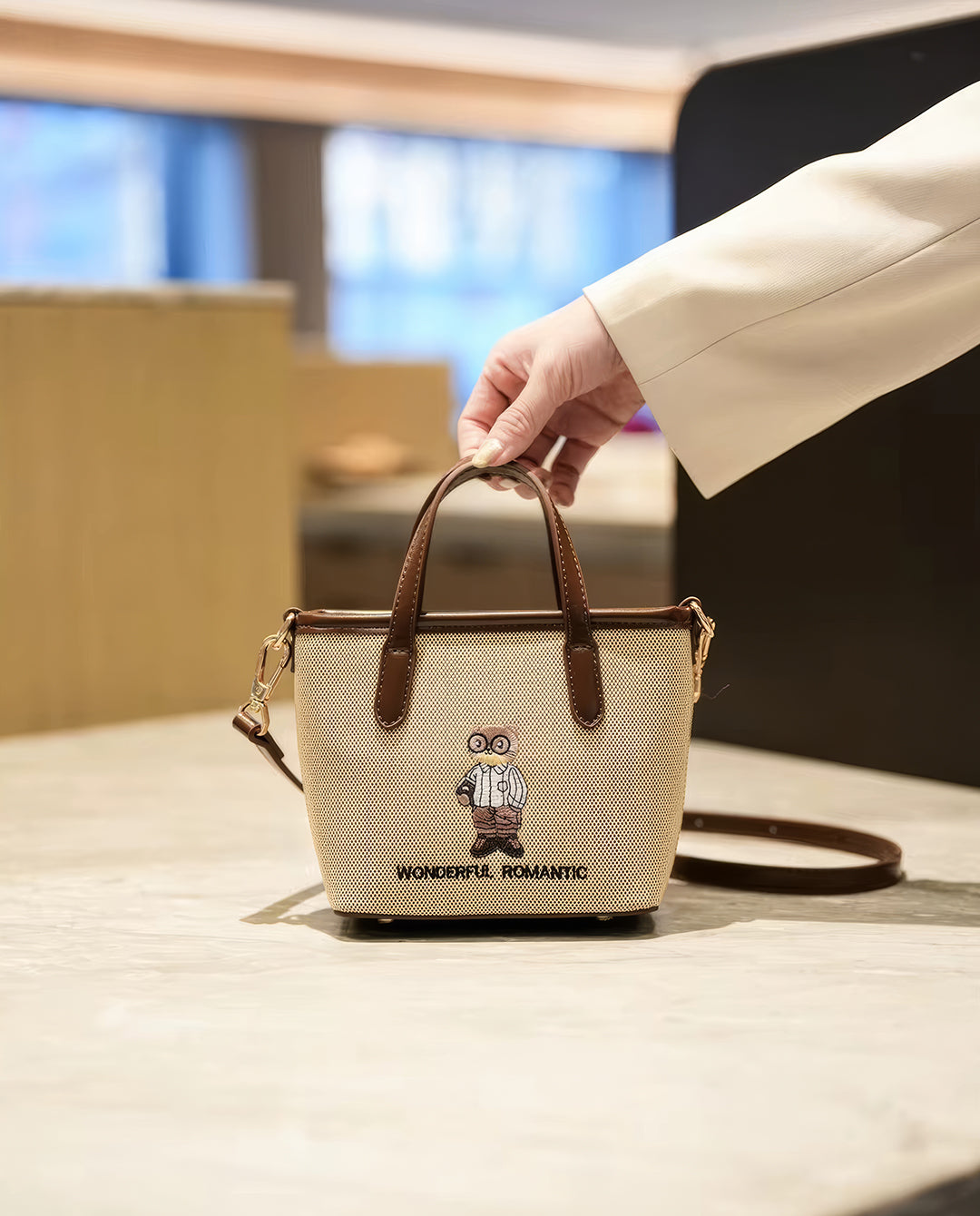 Piton & Bear - Mini Bear Canvas Bag