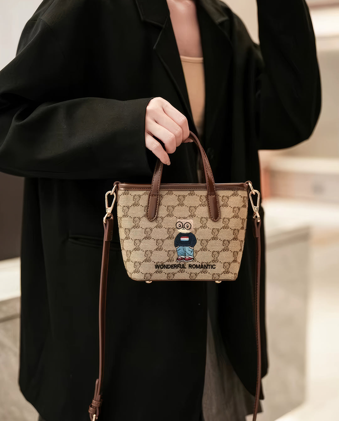 Piton & Bear - Mini Bear Canvas Bag
