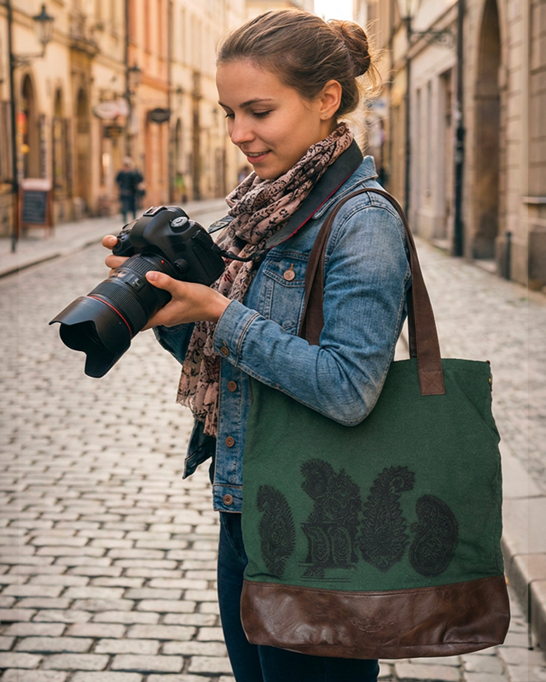 Tote Bag (Olive green)