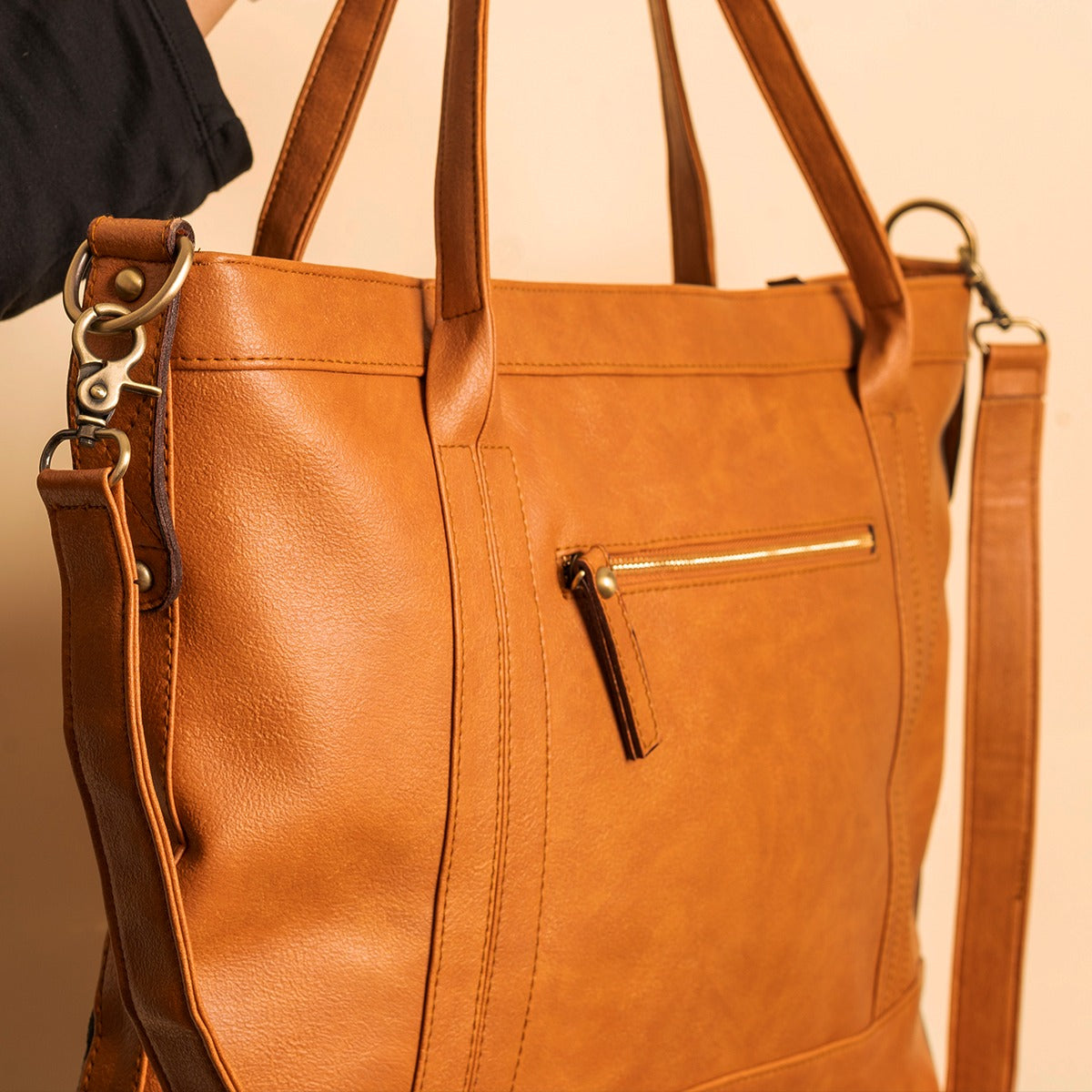 BOHO collage style _ Camel brown